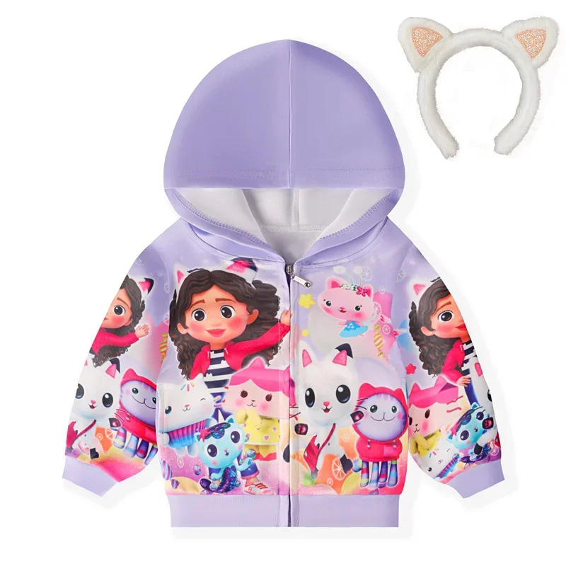 Baby Clothes - Jaket Hoody Kucing Cosplay Rumah Boneka