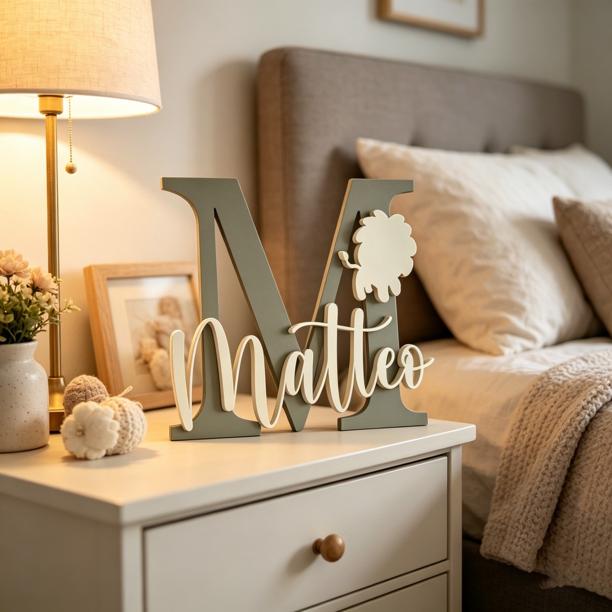 1 Buah Plakat Nama Kayu Inisia - Nursery ulasan dan harga