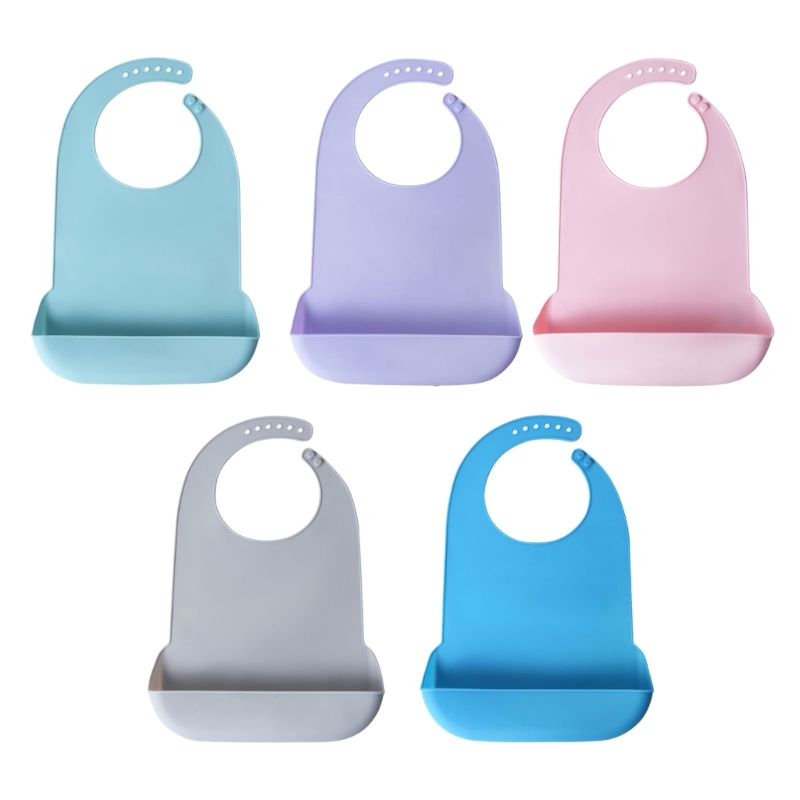 Kain sendawa tahan air bib dew - Waterproof Baby Bibs Silicone ulasan dan harga
